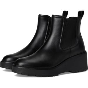 Cole Haan Women’s Zerogrand Cityquest Waterproof Wedge Boots(Black/Black Wp)