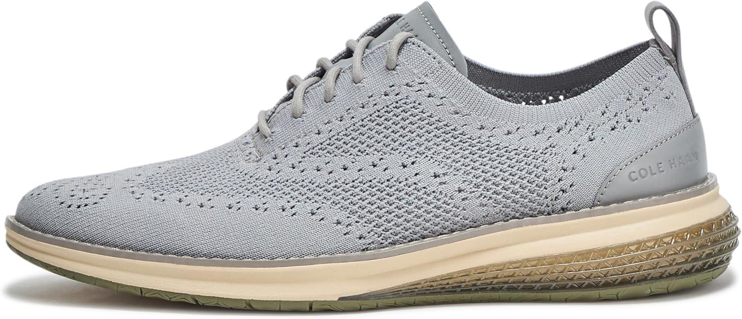 imageCole Haan Mens Og Energyweave Stitchlite Wing OxfordsSea StoneOlive