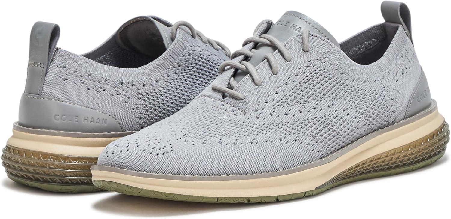 imageCole Haan Mens Og Energyweave Stitchlite Wing OxfordsSea StoneOlive