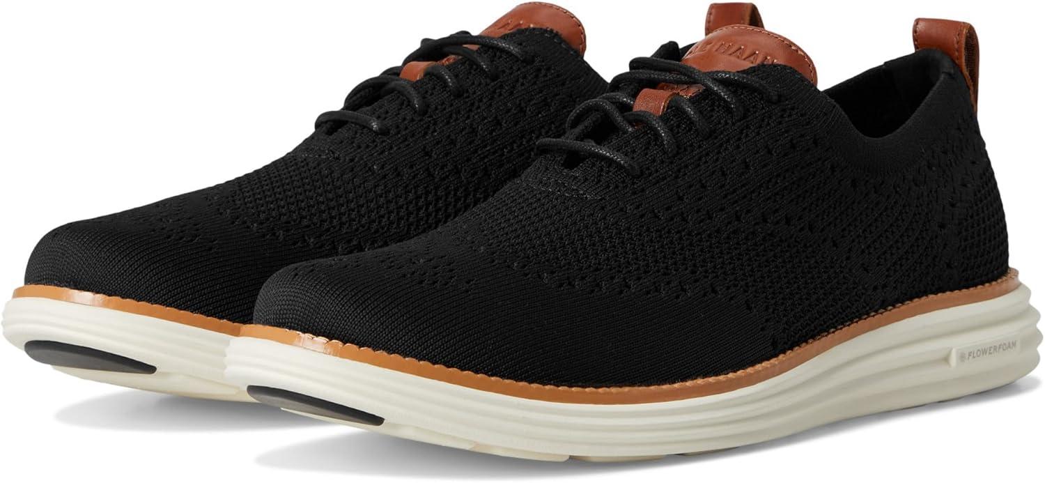 imageCole Haan Mens Originalgrand Remastered Stitchlite OxfordsBlkBrit Tan