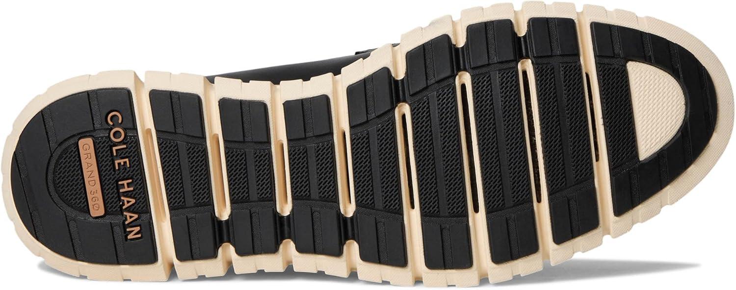 imageCole Haan Mens Zerogrand Remastered Penny LoafersBlackNat TanIvry