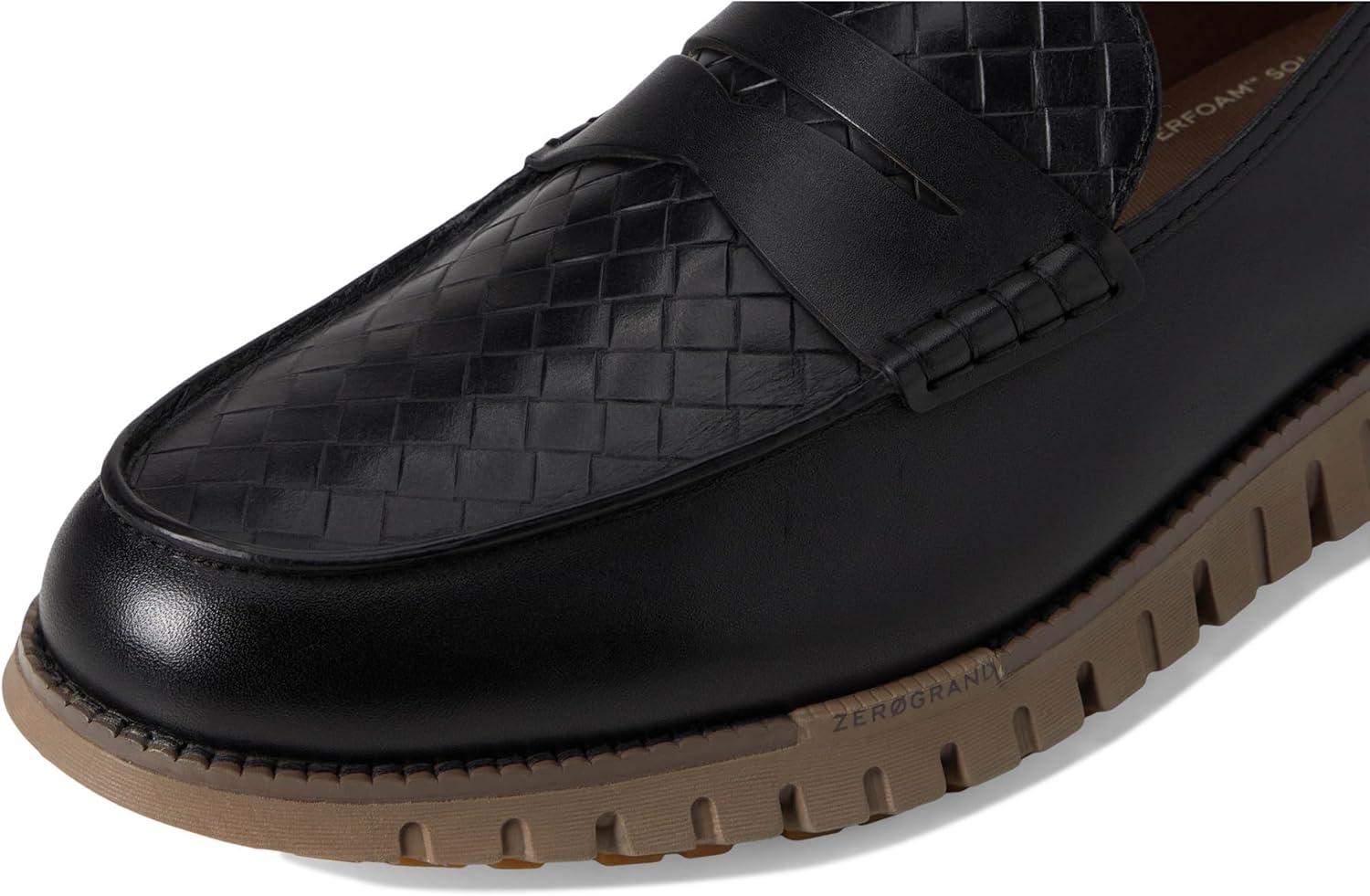 imageCole Haan Mens Zerogrand Remastered Penny LoafersBlkLavaIrsh Coff