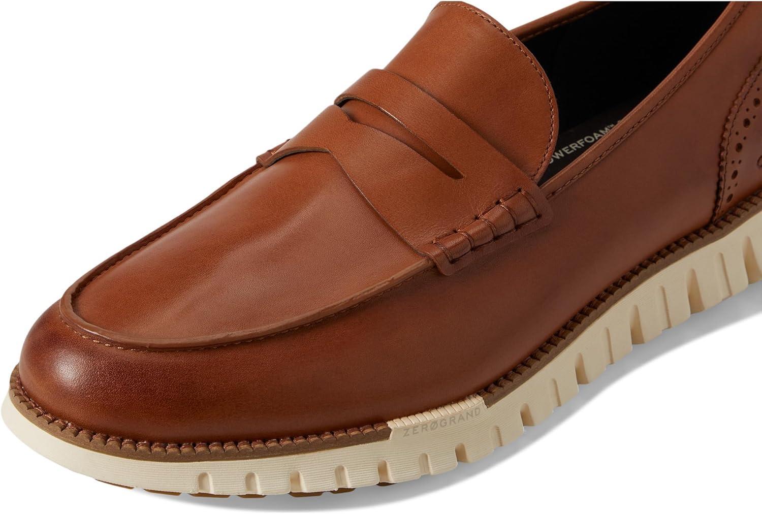 imageCole Haan Mens Zerogrand Remastered Penny LoafersBritish TanTan