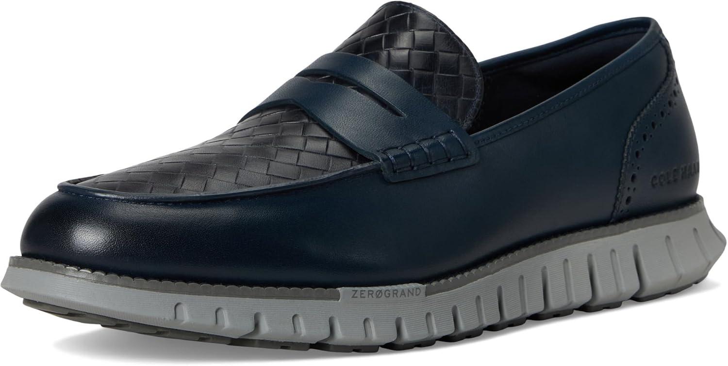 imageCole Haan Mens Zerogrand Remastered Penny LoafersNavy BlzrLava Smk