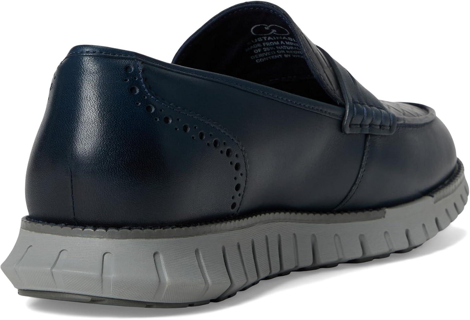 imageCole Haan Mens Zerogrand Remastered Penny LoafersNavy BlzrLava Smk