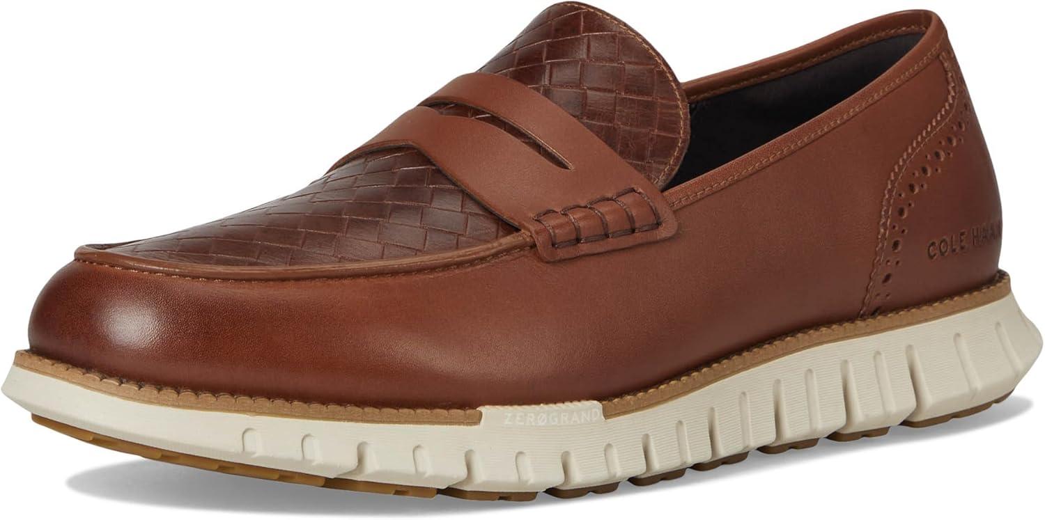 imageCole Haan Mens Zerogrand Remastered Penny LoafersWoodburyNat Tan