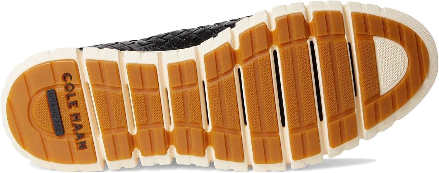 imageCole Haan Mens Zerogrand Remastered Woven OxfordsBlackDk NatIvry