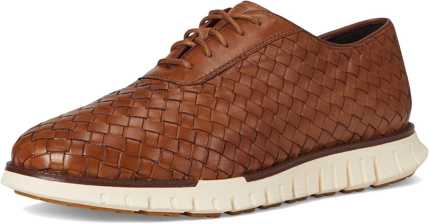 imageCole Haan Mens Zerogrand Remastered Woven OxfordsBritish TanDk Nat