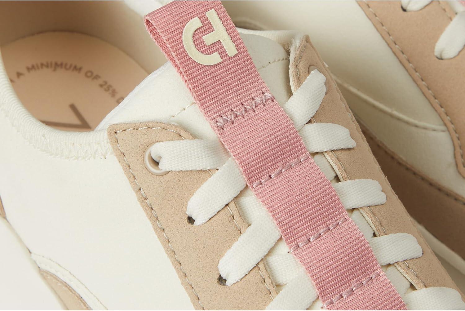 imageCole Haan Womens Generation Zerogrand 2 TToe SneakersIvorySesameZephr