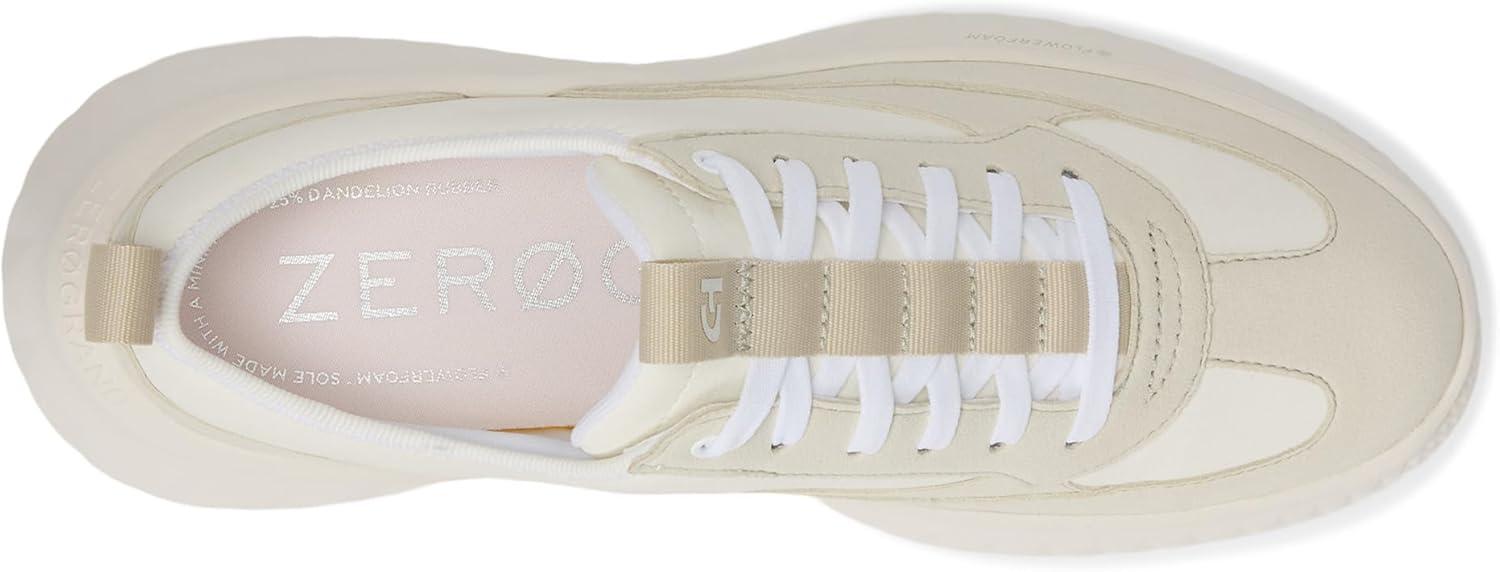 imageCole Haan Womens Generation Zerogrand 2 TToe SneakersWhiteSilver Birch