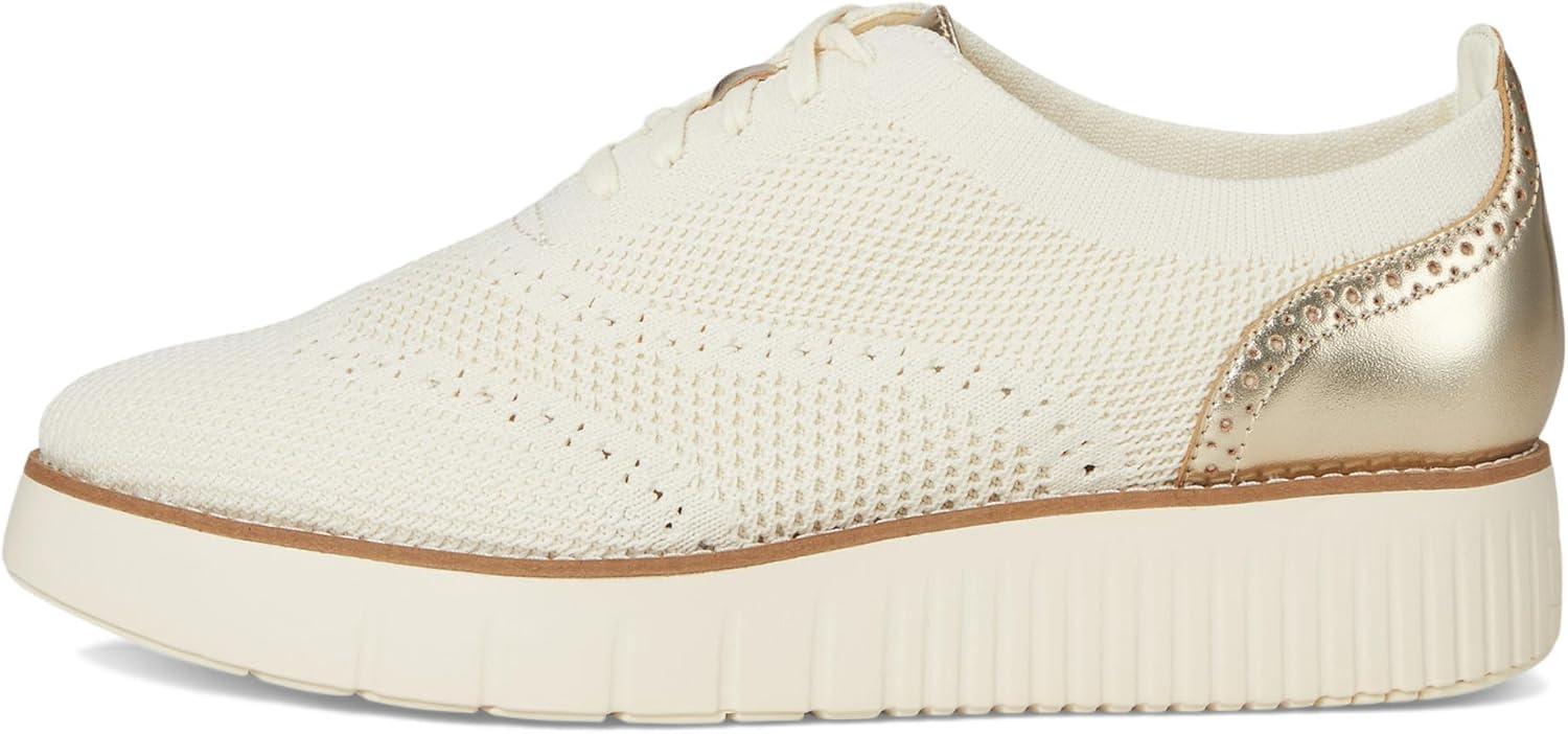 imageCole Haan Womens Grand City Platform Stitchlite OxfordsIvory KntGoldIvr