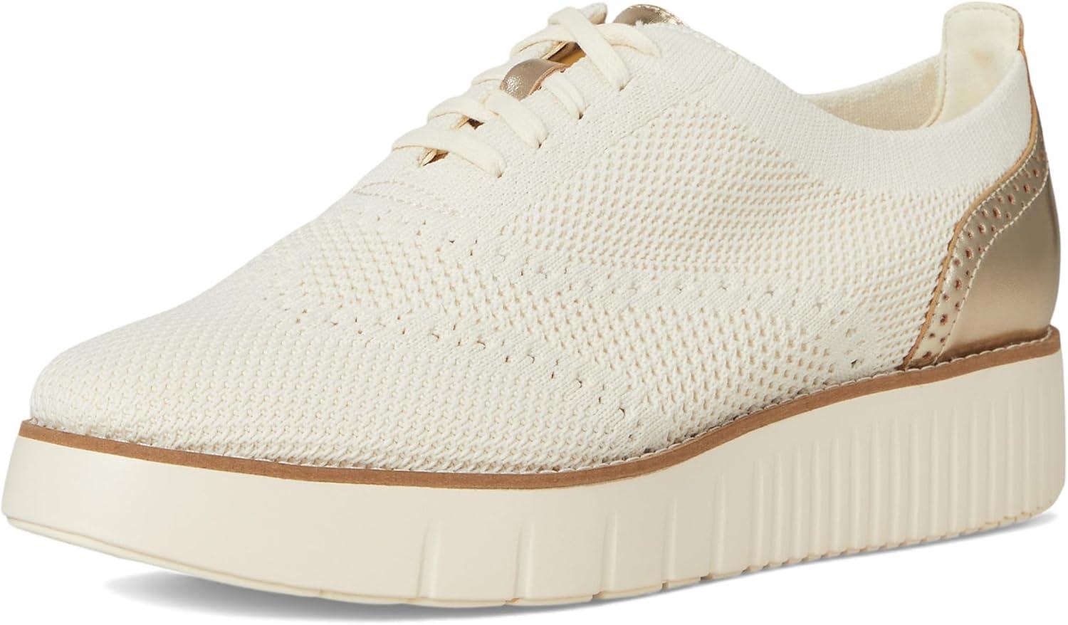 imageCole Haan Womens Grand City Platform Stitchlite OxfordsIvory KntGoldIvr