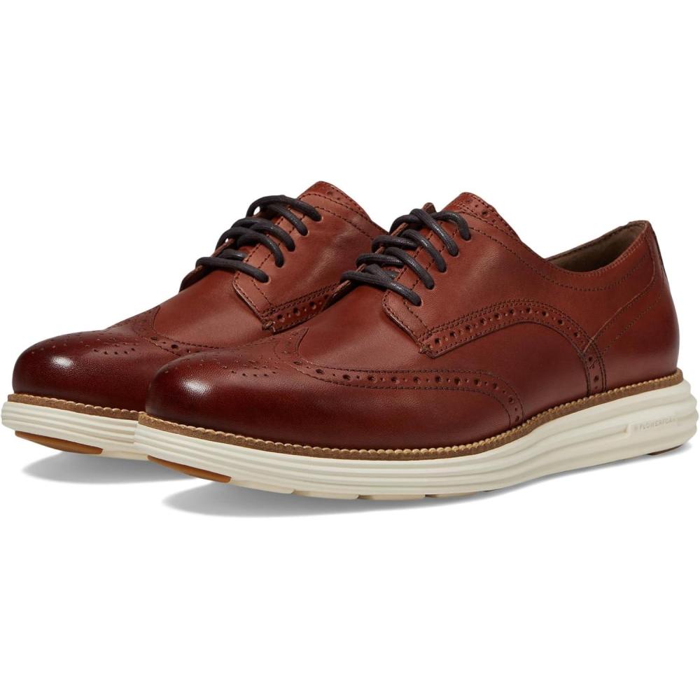 imageCole Haan Mens Originalgrand Remastered Wing Tip OxfordWoodburyIvory