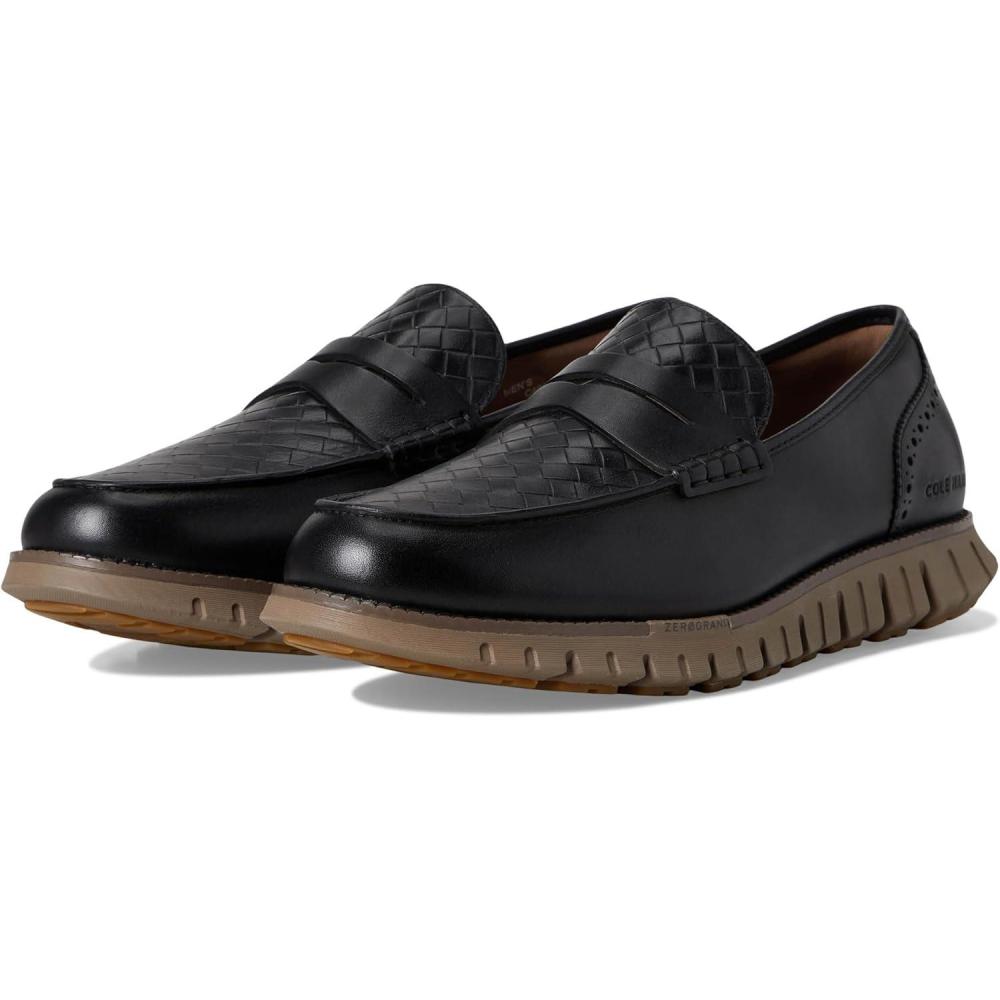 imageCole Haan Mens Zerogrand Remastered Penny LoafersBlkLavaIrsh Coff
