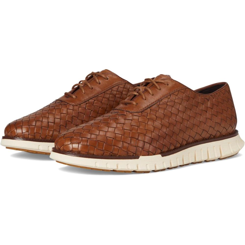 imageCole Haan Mens Zerogrand Remastered Woven OxfordsBritish TanDk Nat
