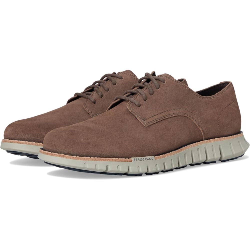 imageCole Haan Mens Zg Remastered Plain Toe OxfordLava SuedeDrizzle
