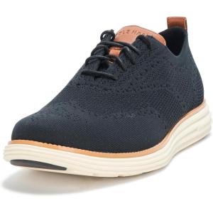 Cole Haan Men’s Originalgrand Remastered Stitchlite Oxfords(Blk/Brit Tan)