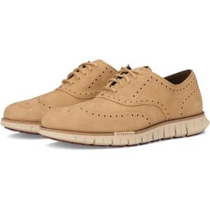 Cole Haan Men’s Zerogrand Remastered Wingtip Oxfords(Orzo Nbk/Dk Cuoio)