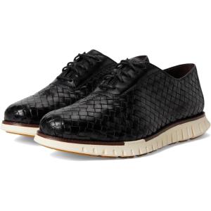 Cole Haan Men’s Zerogrand Remastered Woven Oxfords(Black/Dk Nat/Ivry)