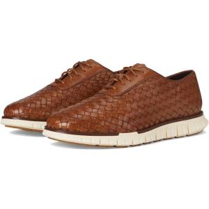 Cole Haan Men’s Zerogrand Remastered Woven Oxfords(British Tan/Dk Nat)