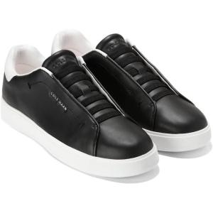 Cole Haan Women’s Grandpro Luxe Slip-on Sneakers(Black/Black Ltr)