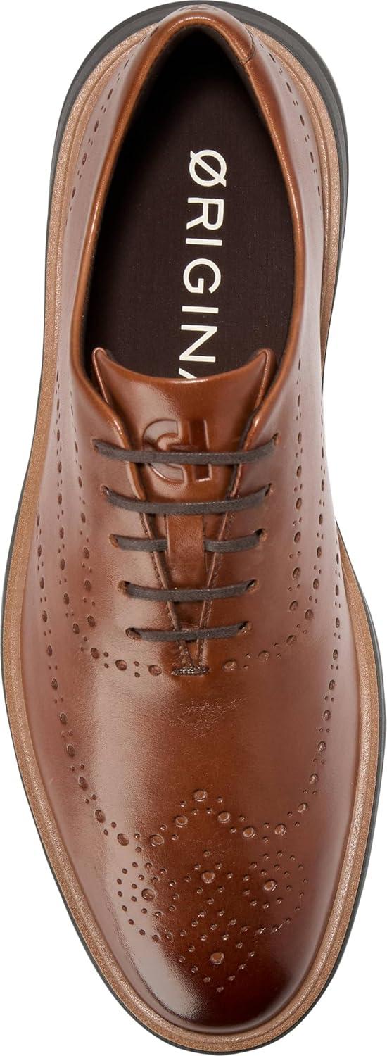imageCole Haan Mens Originalgrand Cityspectre Wingtip OxfordBrtsh TanNatural