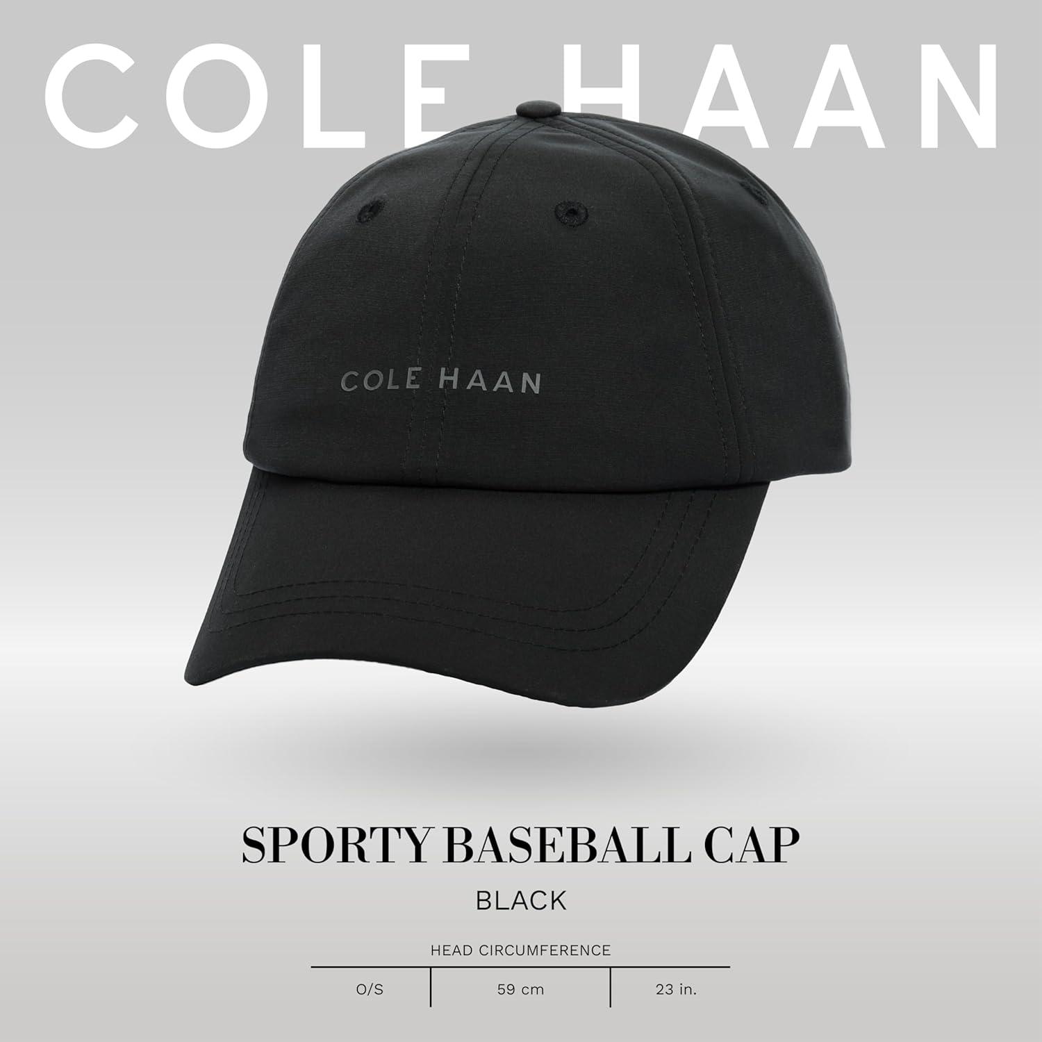 imageCole Haan Mens Sporty Baseball CapBlack