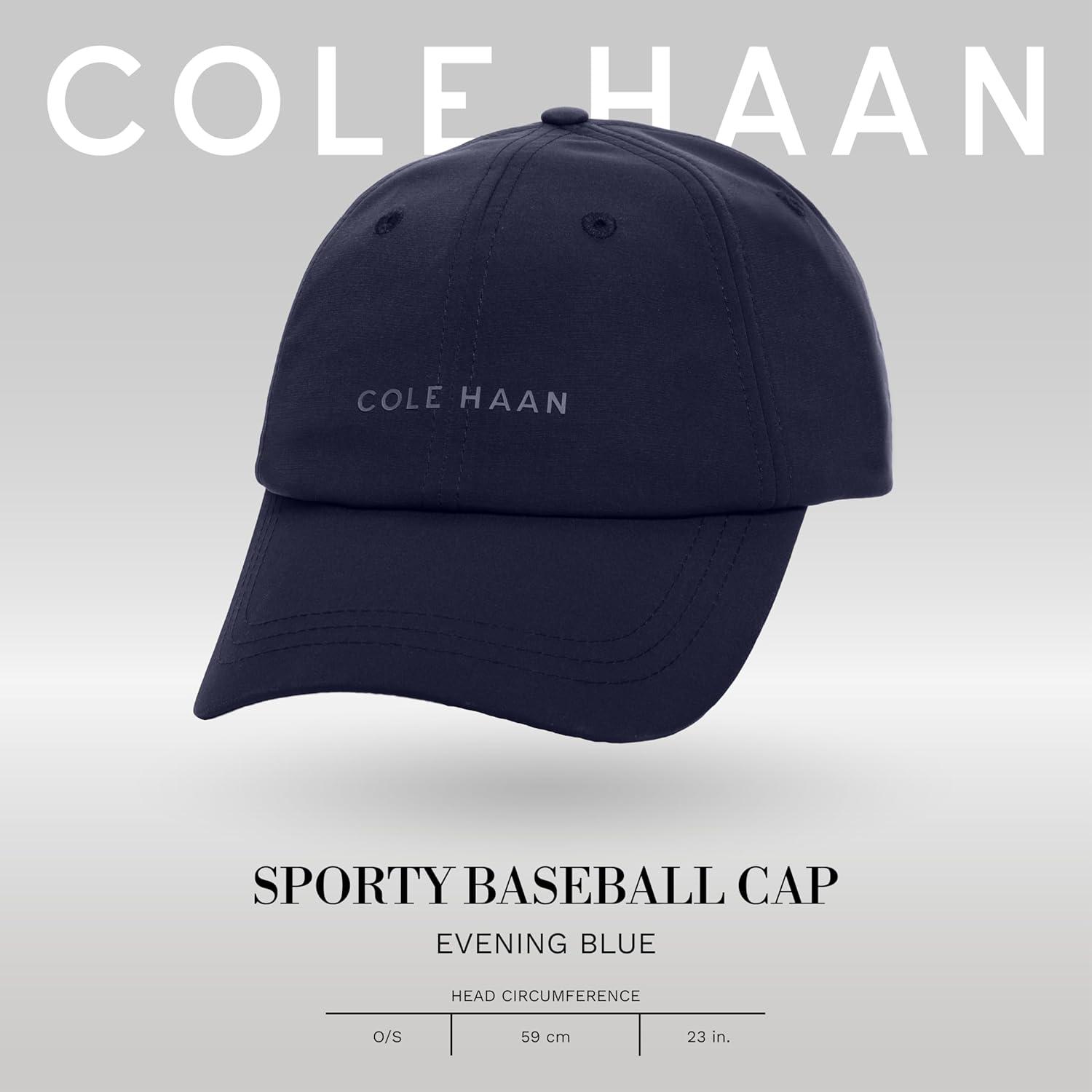 imageCole Haan Mens Sporty Baseball CapEvening Blue