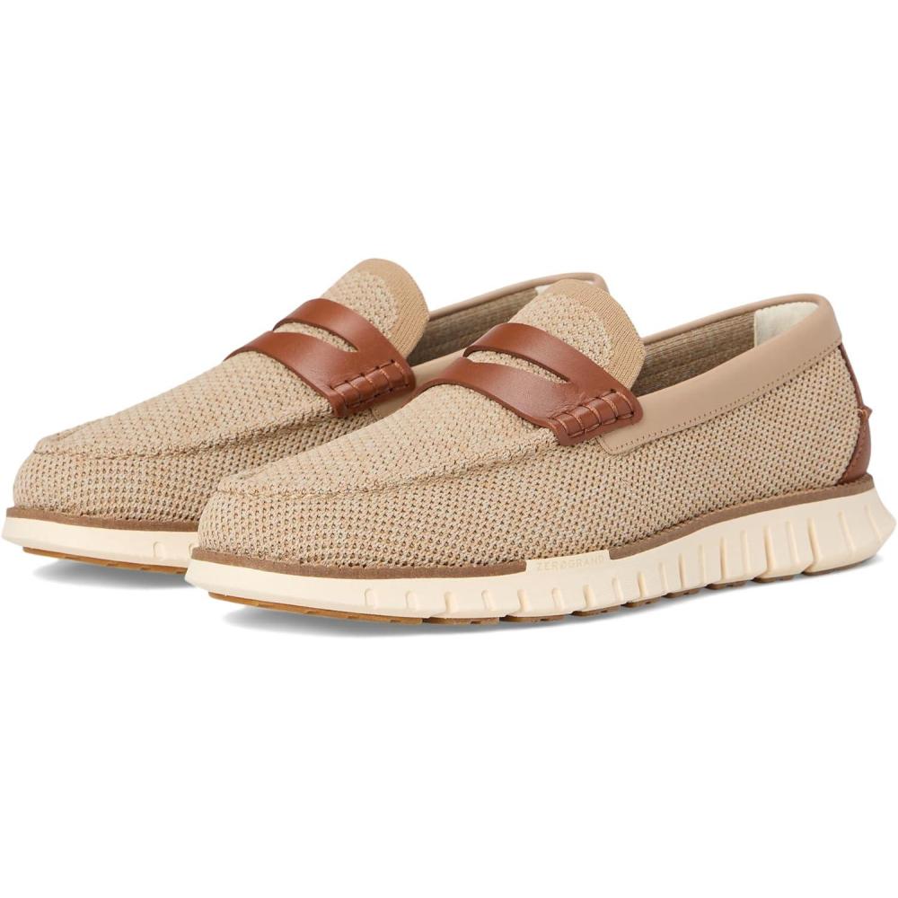imageCole Haan Mens Zerogrand Remastered Stitchlite Loafers PennySesameBritish Tan