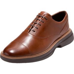 Cole Haan Men’s Originalgrand Cityspectre Cap Toe Oxford(Brtsh Tan/Natural)