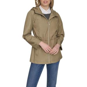 Cole Haan Women’s Travel Packable Rain Jacket(Sage)