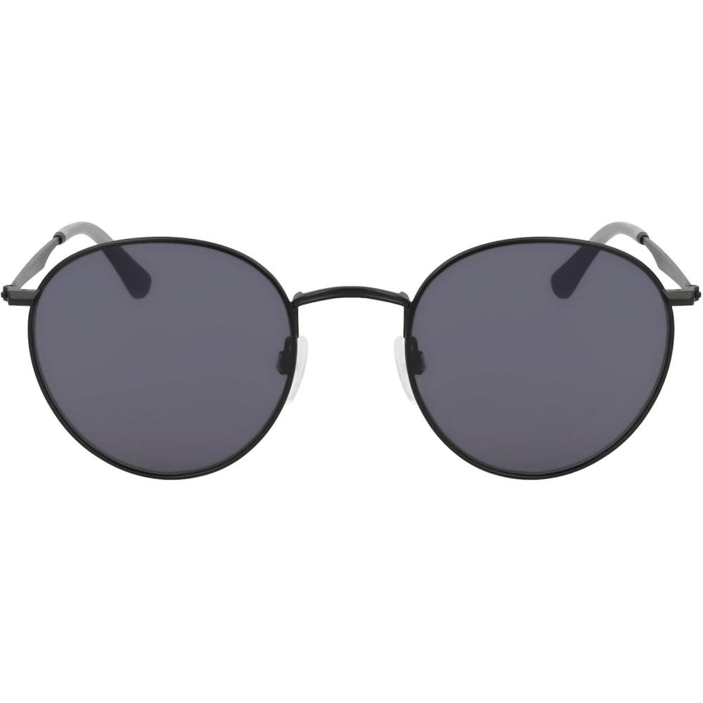 imageCOLE HAAN CH6502 Polarized Round Sunglasses Black 5321140