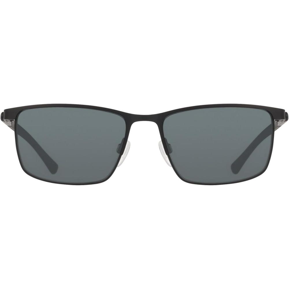 imageCOLE HAAN Mens CH6087 Polarized Rectangular Sunglasses Black 5617140