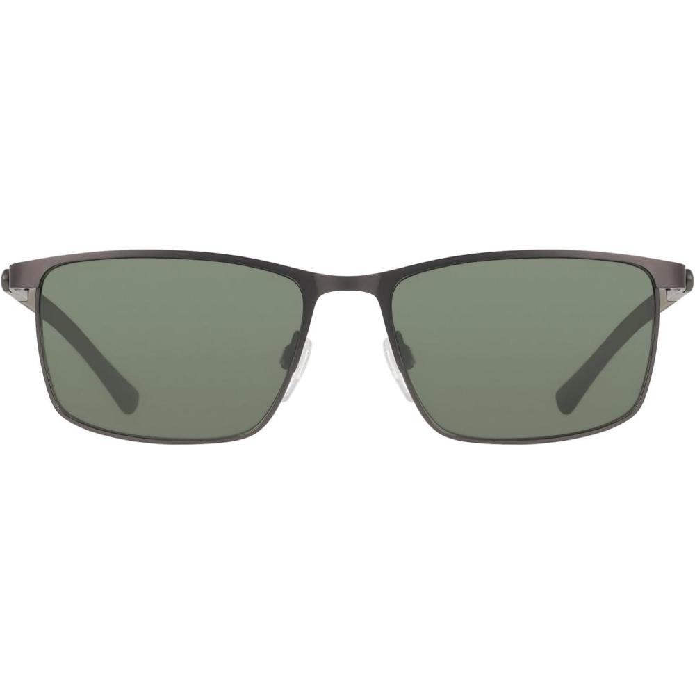 imageCOLE HAAN Mens CH6087 Polarized Rectangular Sunglasses Gunmetal 5617140