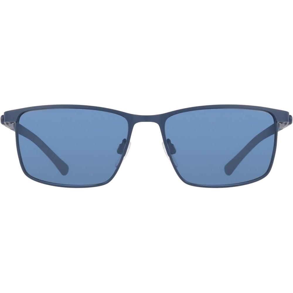 imageCOLE HAAN Mens CH6087 Polarized Rectangular Sunglasses Navy 5617140