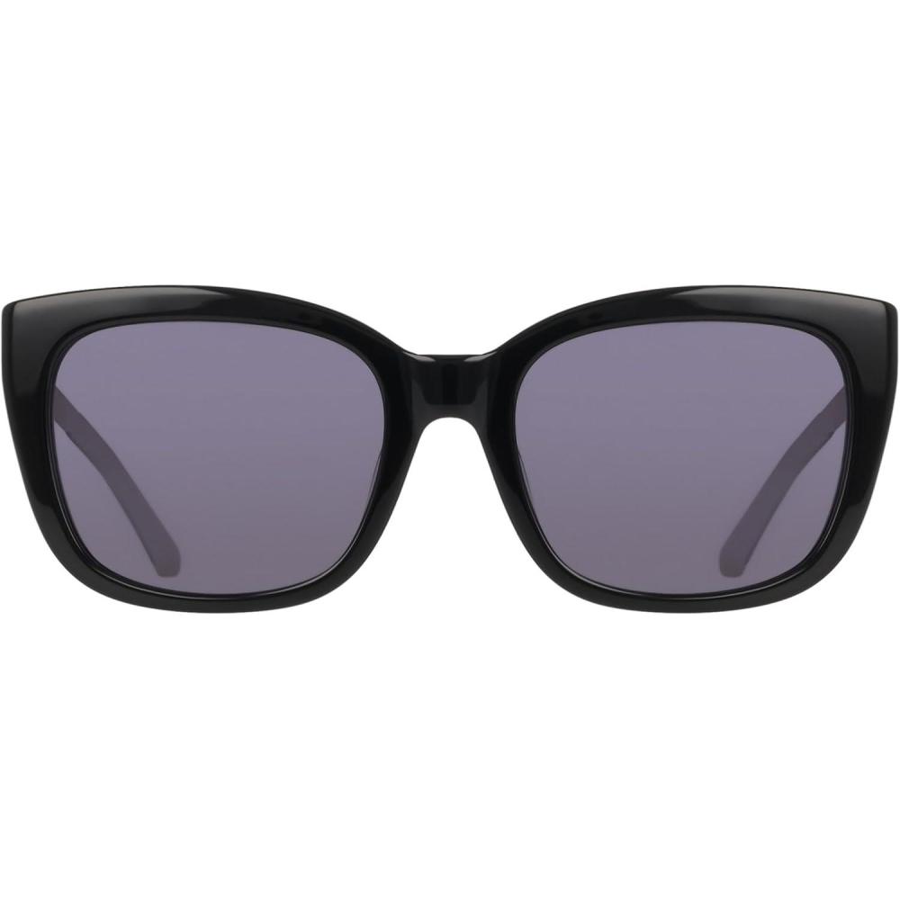 imageCOLE HAAN Womens CH7089 Polarized Square Sunglasses Black 5419145