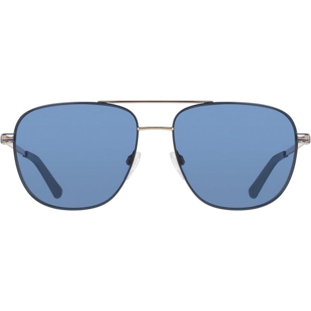 imageCOLE HAAN Womens CH7090 Polarized Pilot Sunglasses Navy 5816140