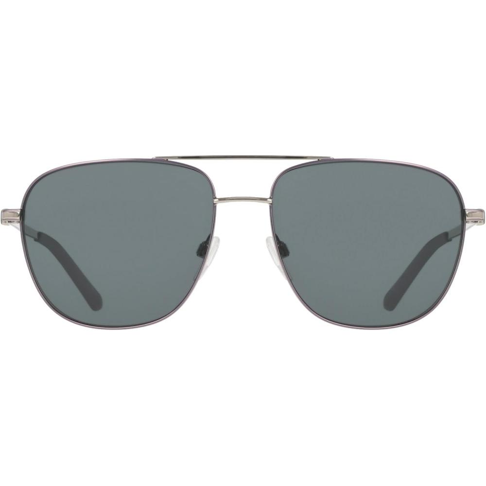 imageCOLE HAAN Womens CH7090 Polarized Pilot Sunglasses Smoke 5816140