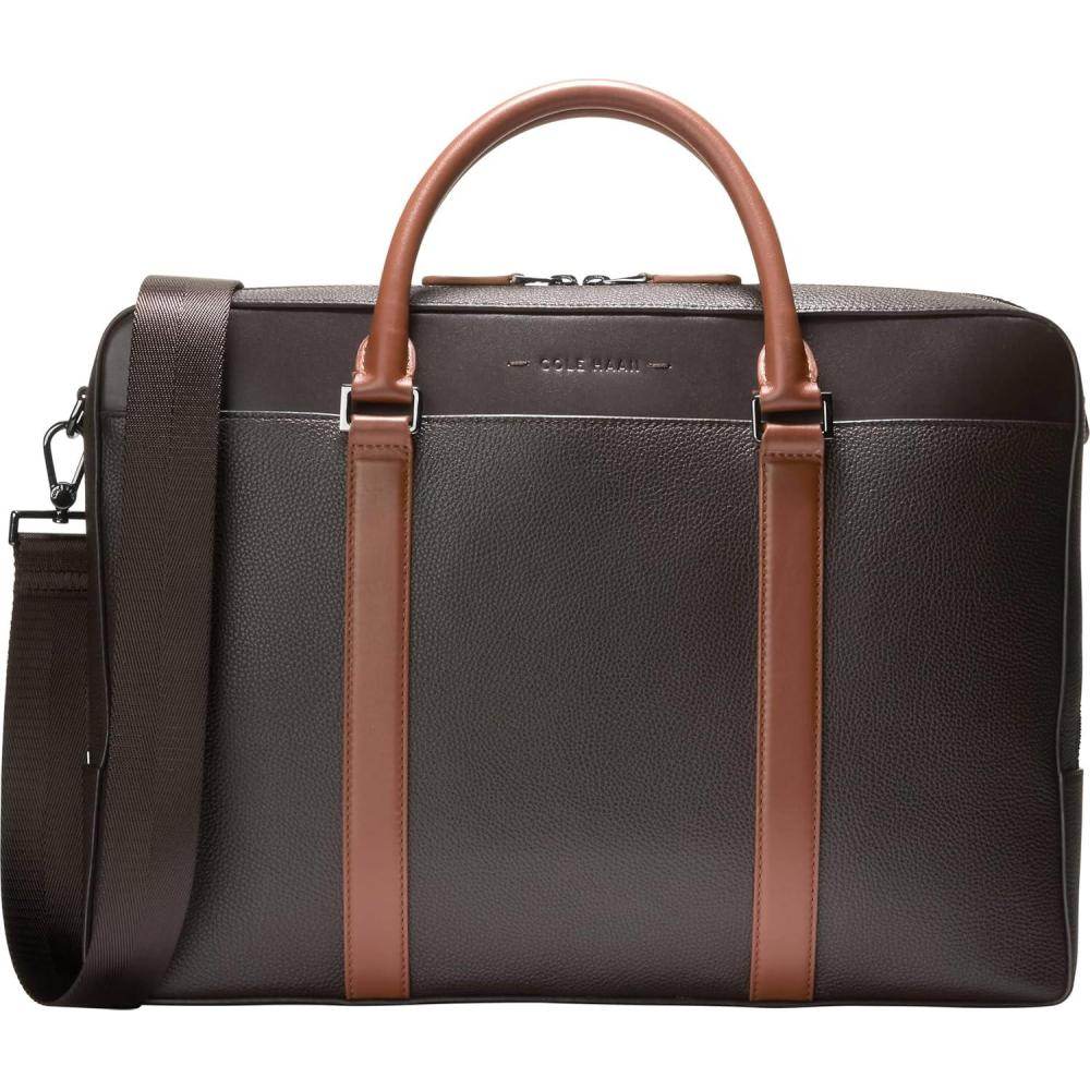 imageCole Haan BagTriboro BriefcaseDark ChocolateNew British Tan