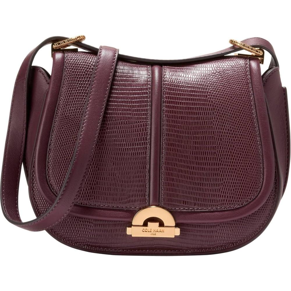 imageCole Haan Celenea Saddle BagCh Black Garnet Li