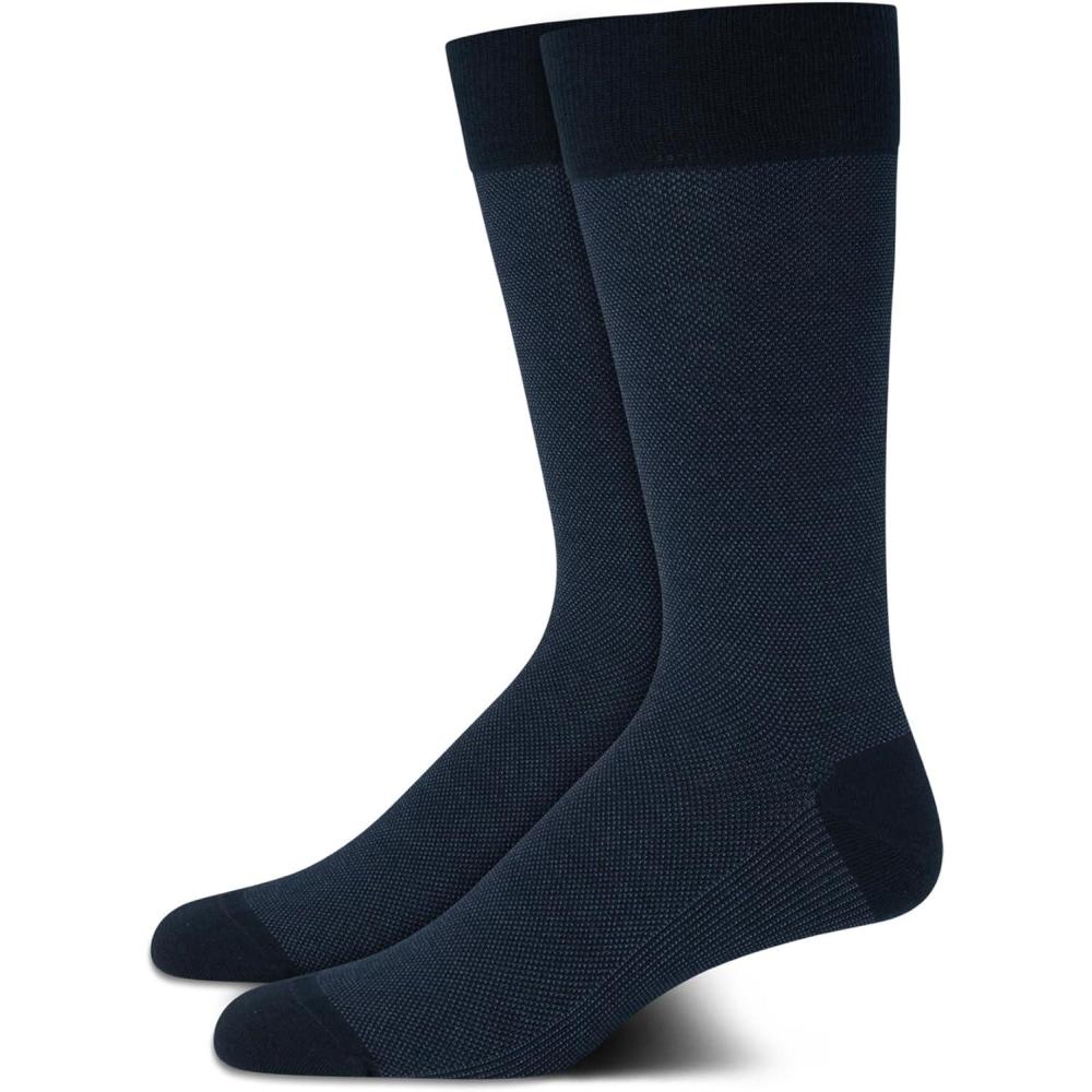imageCole Haan Mens Dress Socks  2 Pack Lightweight Stretch Soft Cotton Work Socks for Men for Casual Business ampamp Formal attireBlueBlue