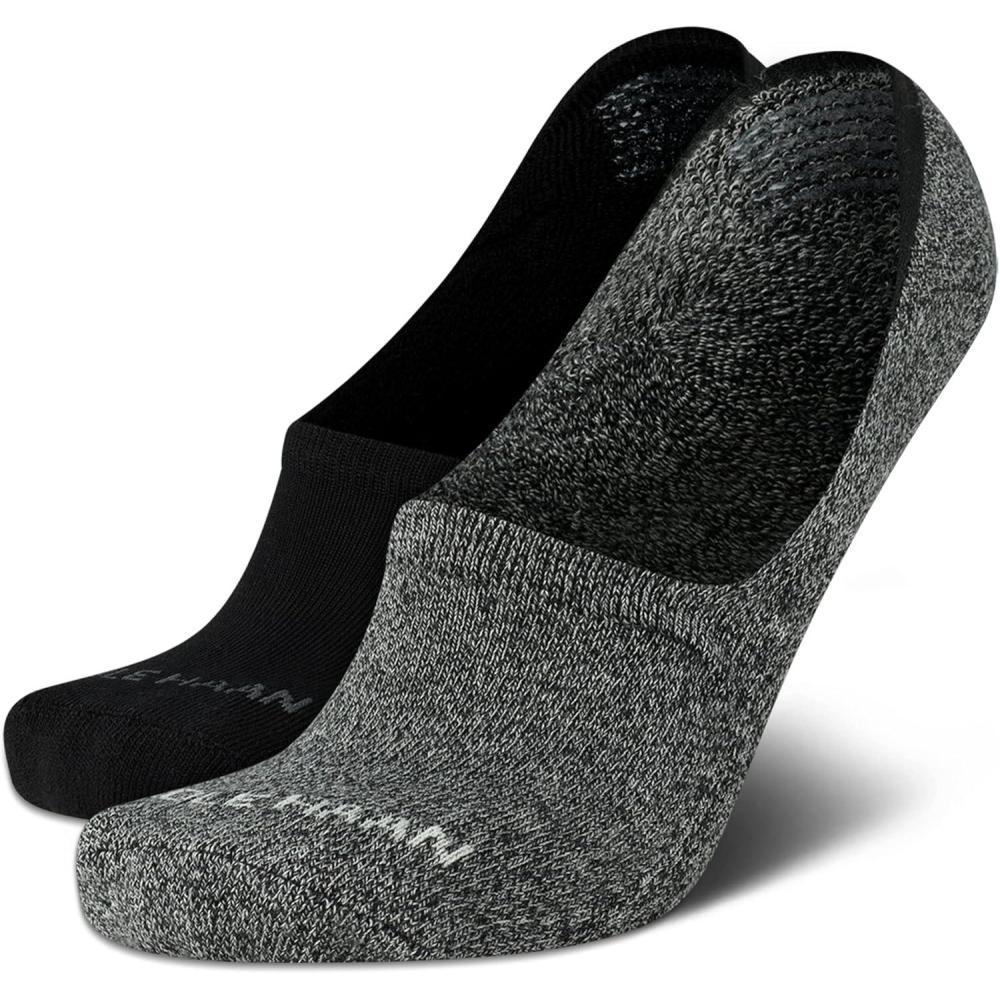 imageCole Haan Mens No Show Comfort Cushion Liner Socks 2 PairsMulti
