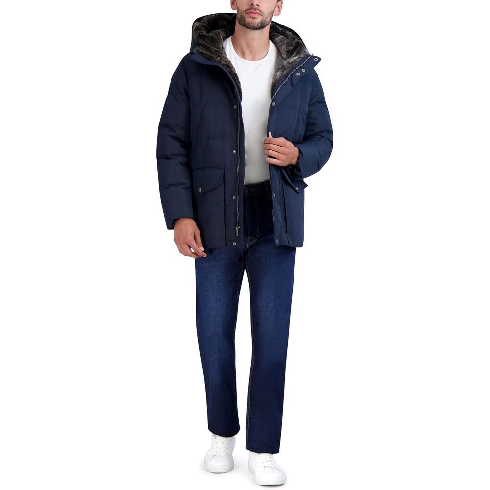 imageCole Haan Mens Signature Parka JacketNavy