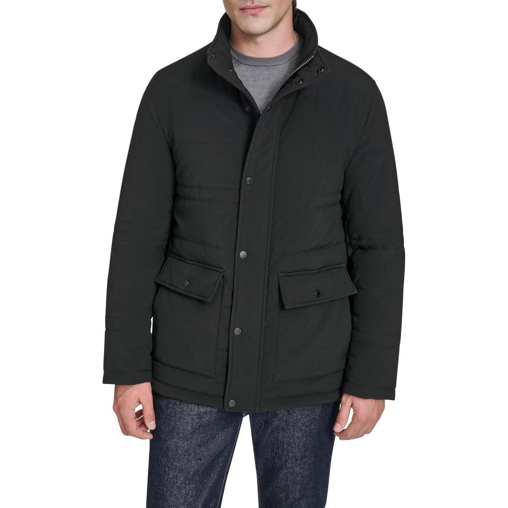 imageCole Haan Mens Stretch Quilt Everyday JacketBlack