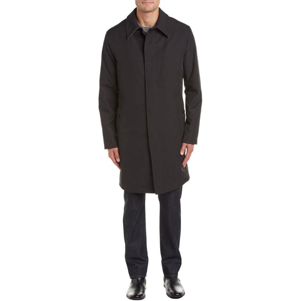 imageCole Haan Mens Water Resistant Rain Coat with Removable LinerBlack