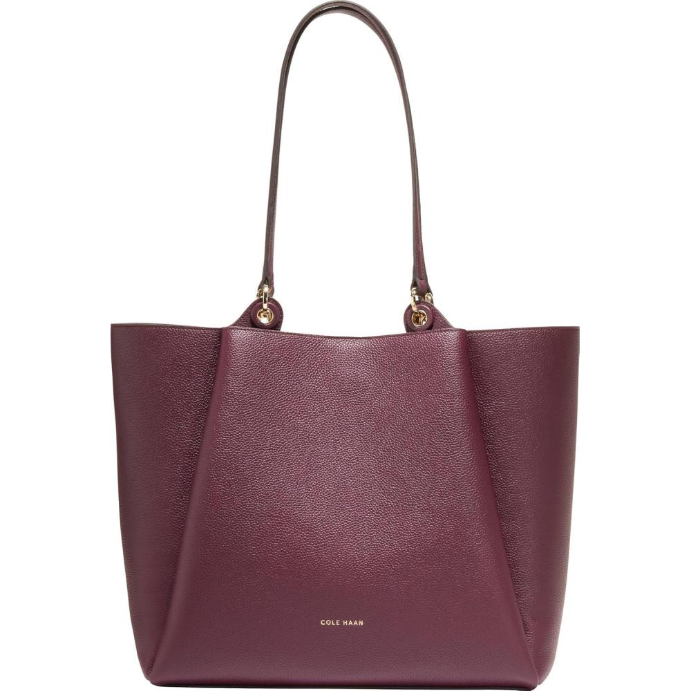 imageCole Haan Midtown Medium ToteCh Black Garnet