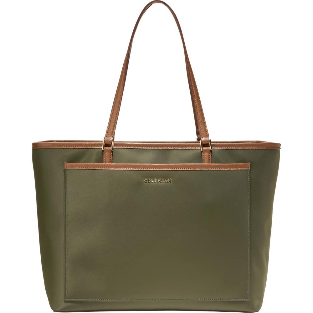imageCole Haan The Elyse Nylon ToteOlv NghtCh Gldn H