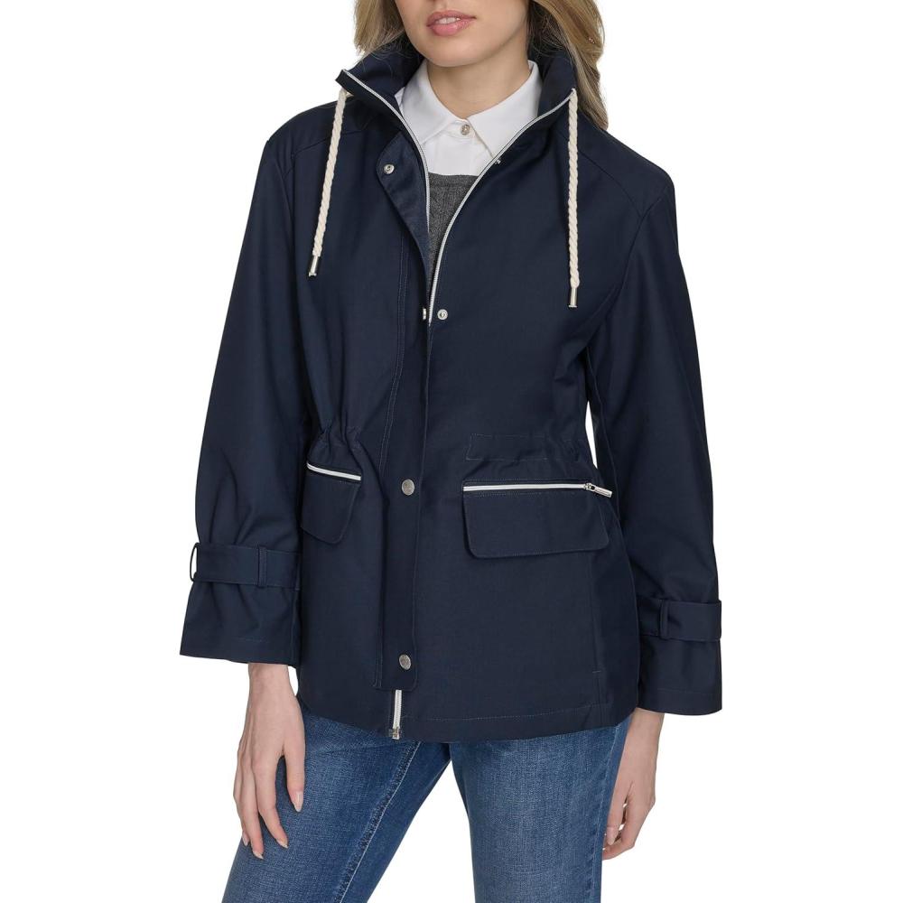 imageCole Haan Womens Rain JacketNavy