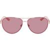 imageCOLE HAAN CH6501 Polarized Pilot Sunglasses Rose 5813140