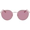 imageCOLE HAAN CH6502 Polarized Round Sunglasses Rose Gold 5321140